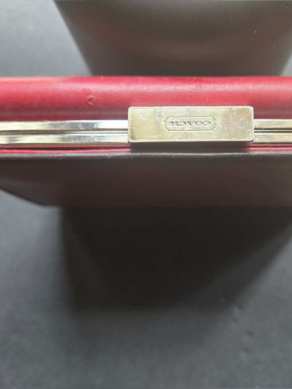 Coach Red Leather Wallet - Picture 4 of 10
